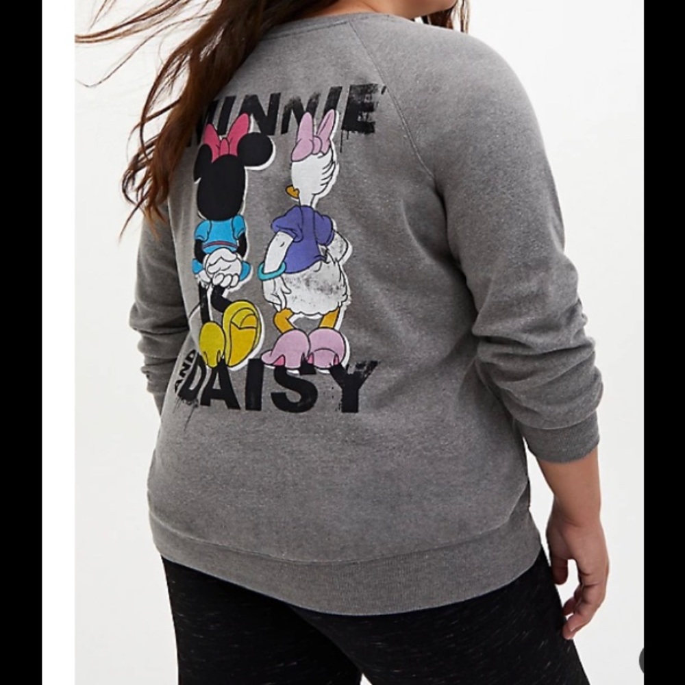Torrid x Disney Minnie & Daisy Sweatshirt